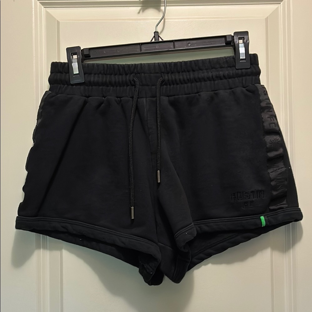 Black Austin FC medium Wild Collective Athletic Shorts with Elastic Waistband